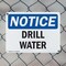 Signmission Drill Water, 10 in W x Rectangle, Plastic OS-2PACK-NS-P-710-L-11544 - alternate 8